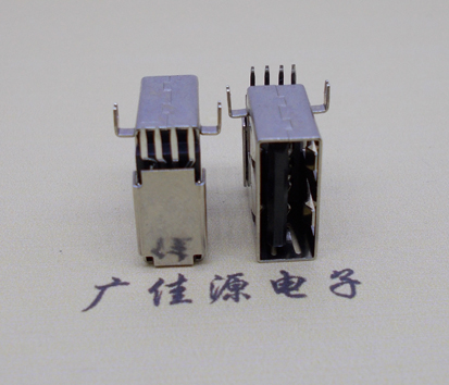 武山USB侧插14.2防火 USB侧插沉板1..6mm直边反向胶芯 
