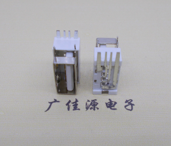 高州USB侧立式短体10.0尺寸 侧插加宽脚5A大电流插座