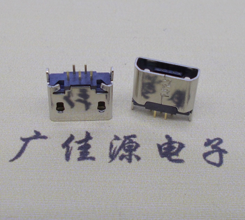 宁津micro usb 5p母座 立插直口 高度6.0mm尺寸
