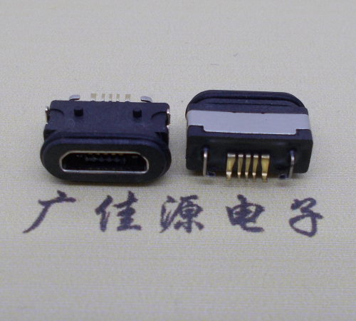 礼县  micro 5p防水数据接口 两脚插板防水母座