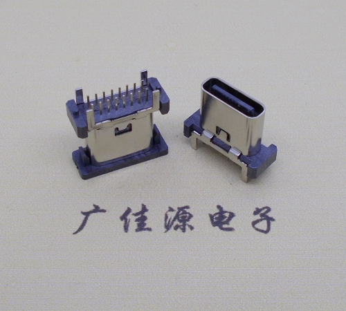 三台立式插板type-c16p母座长H=8.8mm
