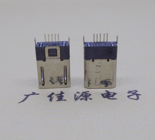 甘南micro-迈克 插座 固定两脚鱼叉夹板1.0公头连接器