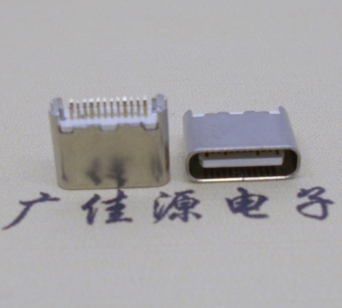 曹县type-c24p母座短体6.5mm夹板连接器
