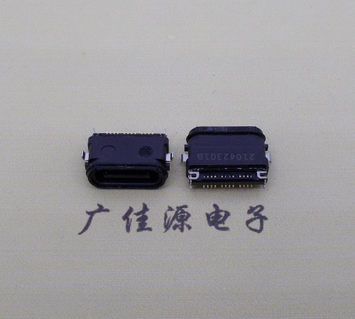 宁津卧式type-c24p母座沉板0.4mm防水等级：IPX8