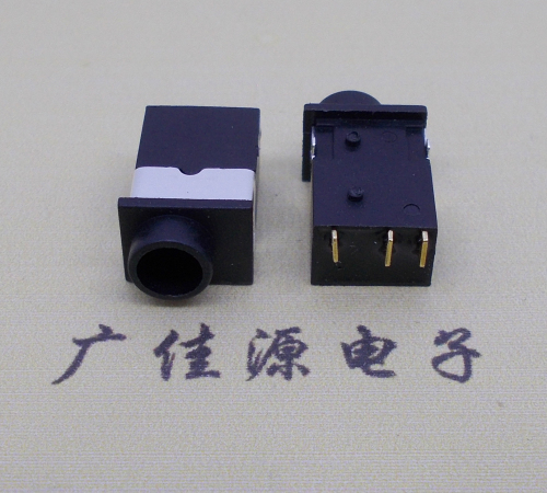 青山PJ-2030防水耳机插座 铜材质铜针2.5/3.5音频插口